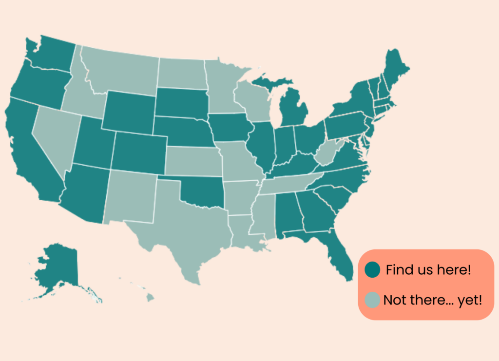 Map of the United States: Where We Are